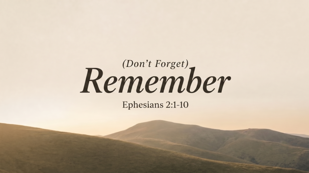 Remember (Don’t Forget)